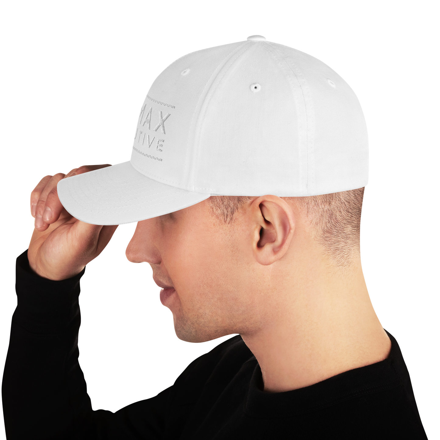 RE/MAX Executive LogoType Structured Twill Cap - White on White